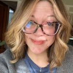 This is me! Just a person with glasses and longish brownish blondish hair.